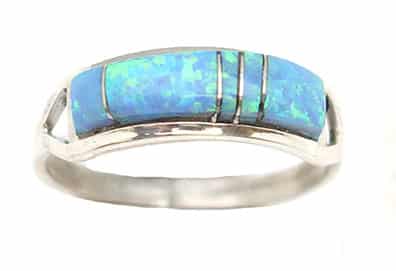 Zuni Opal Inlay Ring