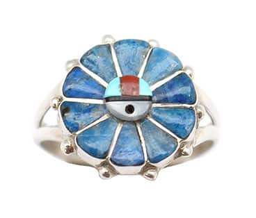 Denim Lapis Inlay Ring
