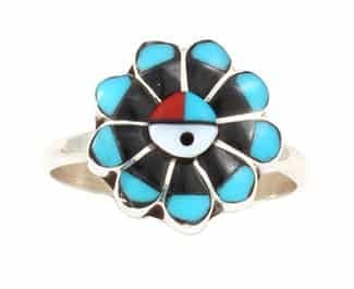 Sunface Ladies Ring