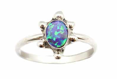 Opal Turtle Ladies Ring