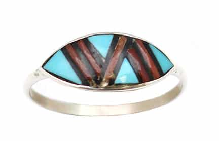Inlay Ladies Ring