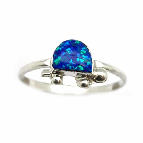 Opal Turtle Ladies Ring