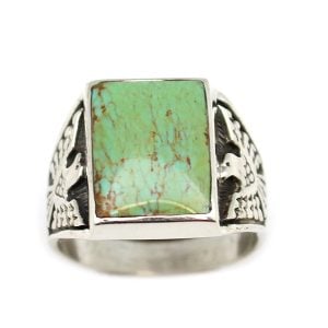 Rectangle Thunderbird Mens Ring (click for color & size available)