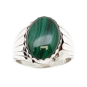 Malachite Men's Ring