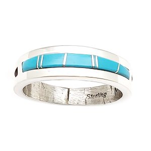 Turquoise Inlay Ring (click for sizes available)