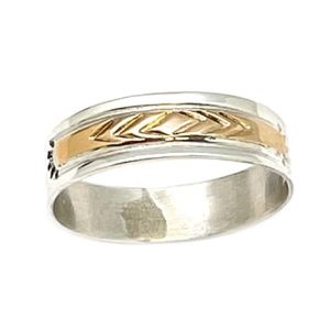 Silver and Gold-filled Band (click for sizes available)