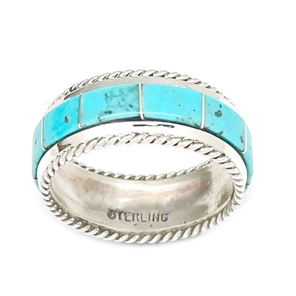 Turquoise Inlay Band (click for sizes available)