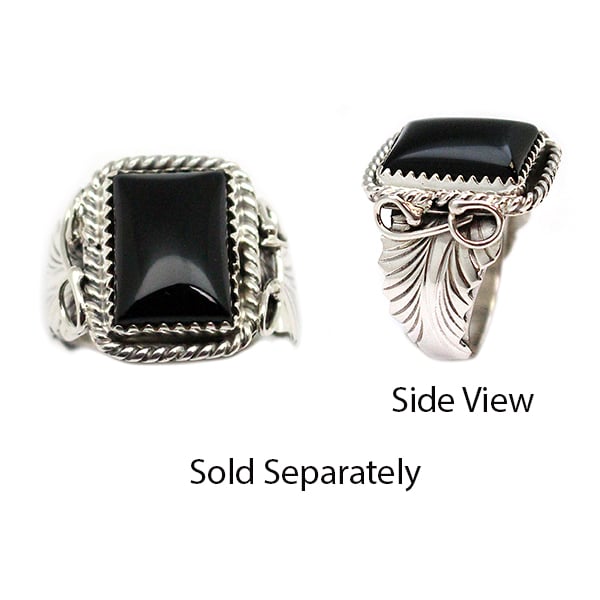 Black Onyx Men's Ring