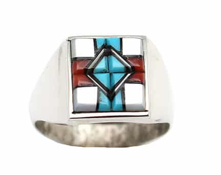 Zuni Inlay Men's Ring