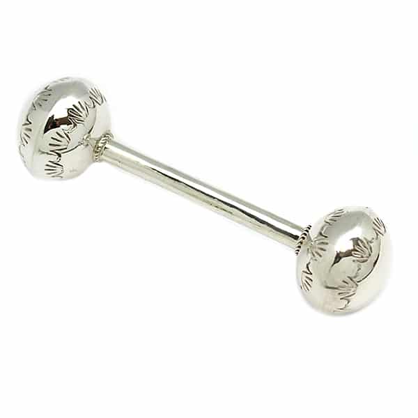 Stamped Baby Rattle