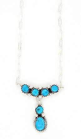 Turquoise Dangle Necklace