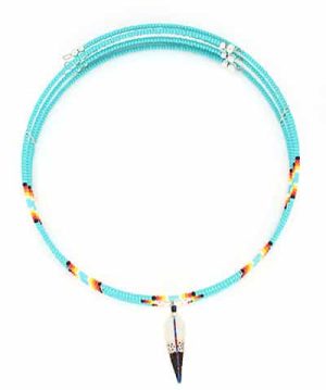 Beaded Choker Necklace (click for main colors available)