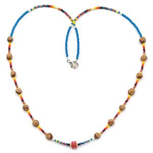 Seed & Ghost Bead Necklace
