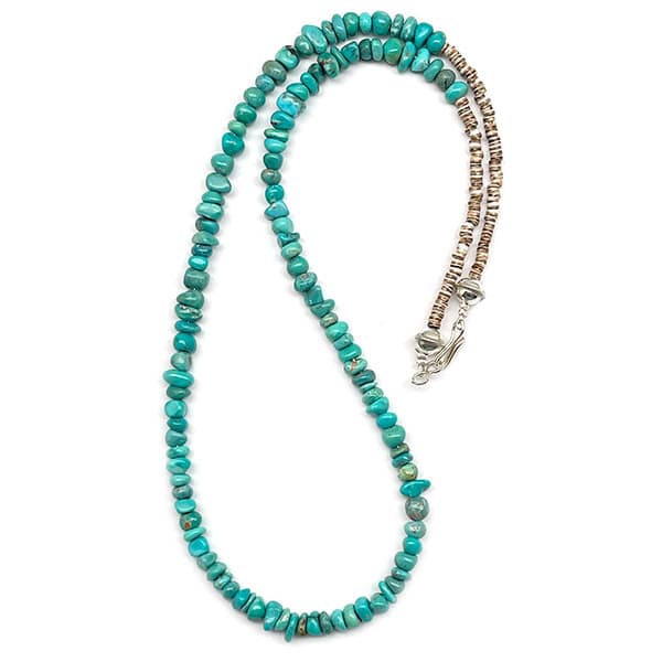 Kingman Turquoise & Heishi Necklace