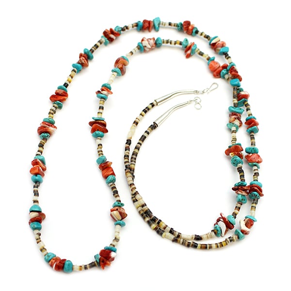Turquoise & Spiny Oyster Necklace