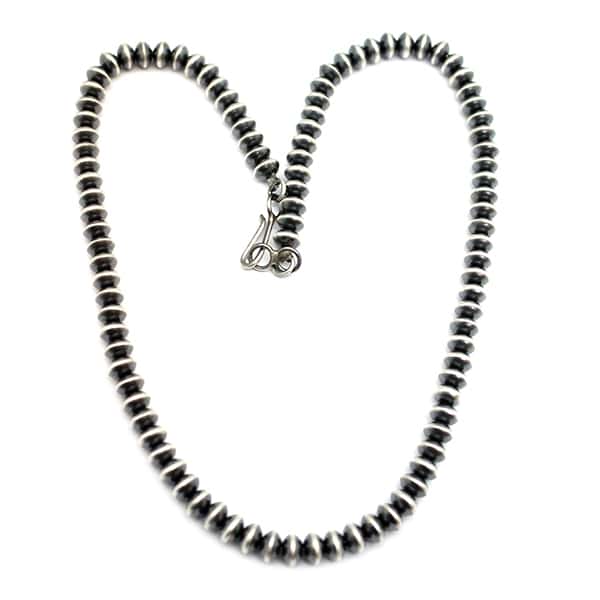 Silver Bead (Navajo Pearl) Necklace