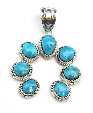 Turquoise Naja Pendant