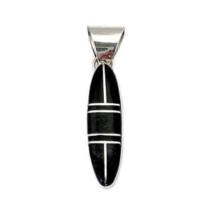 Jet Inlay Pendant
