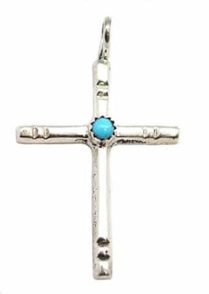 Turquoise Cross Pendant