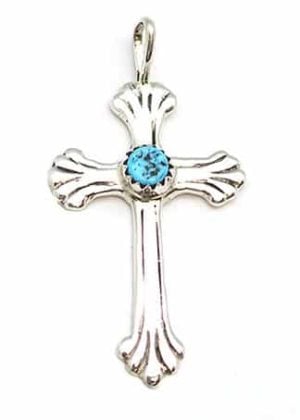 Turquoise Cross Pendant