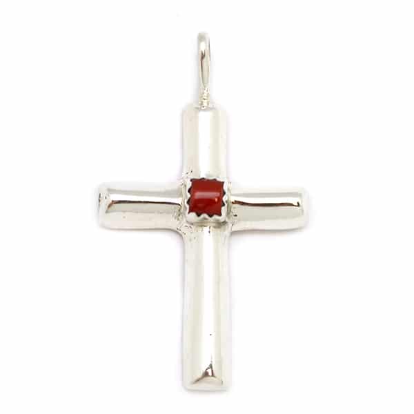 Turquoise Cross Pendant - Image 2
