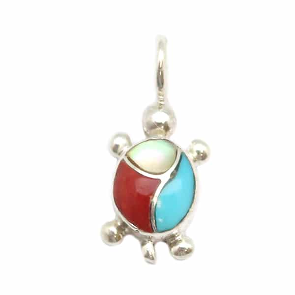 Multi Color Inlay Turtle