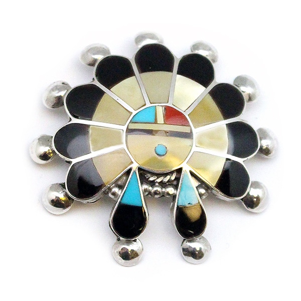 Inlay Sunface Pin/Pendant
