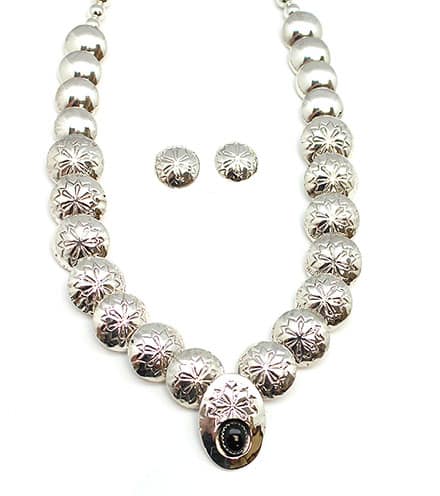 Black Onyx Necklace Set