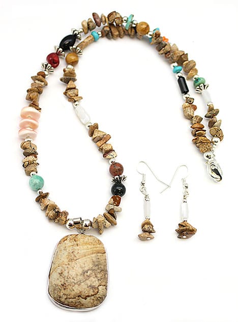 Jasper Necklace Set