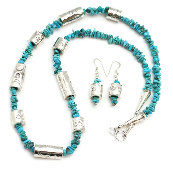 Turquoise Nugget Set