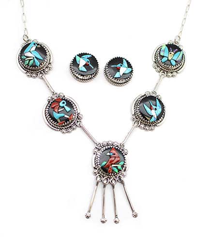 Zuni Bird Inlay Set