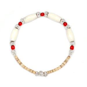 Single Memory Wire Bone Bracelet (click for colors available)