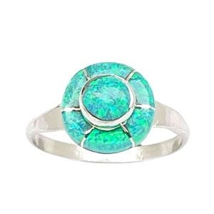 Opal Inlay Rings (click for colors and sizes available)