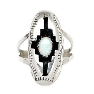 Opal Shadowbox Ladies Ring (click for sizes available)