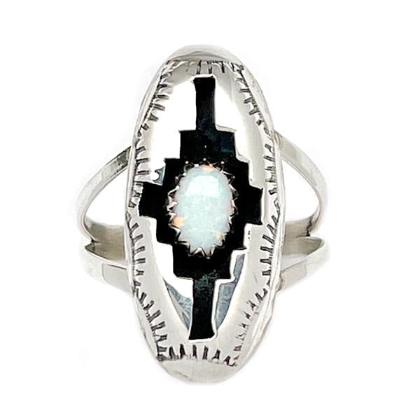 Opal Shadowbox Ladies Ring (click for sizes available)
