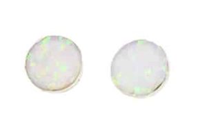 Opal Dot Earring
