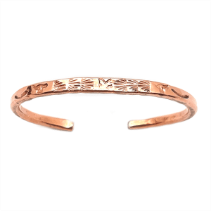 Stamped Copper Bracelet