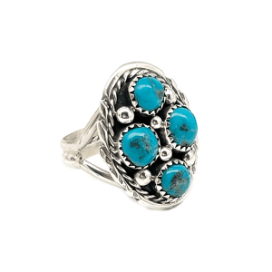 Turquoise Cluster Ring