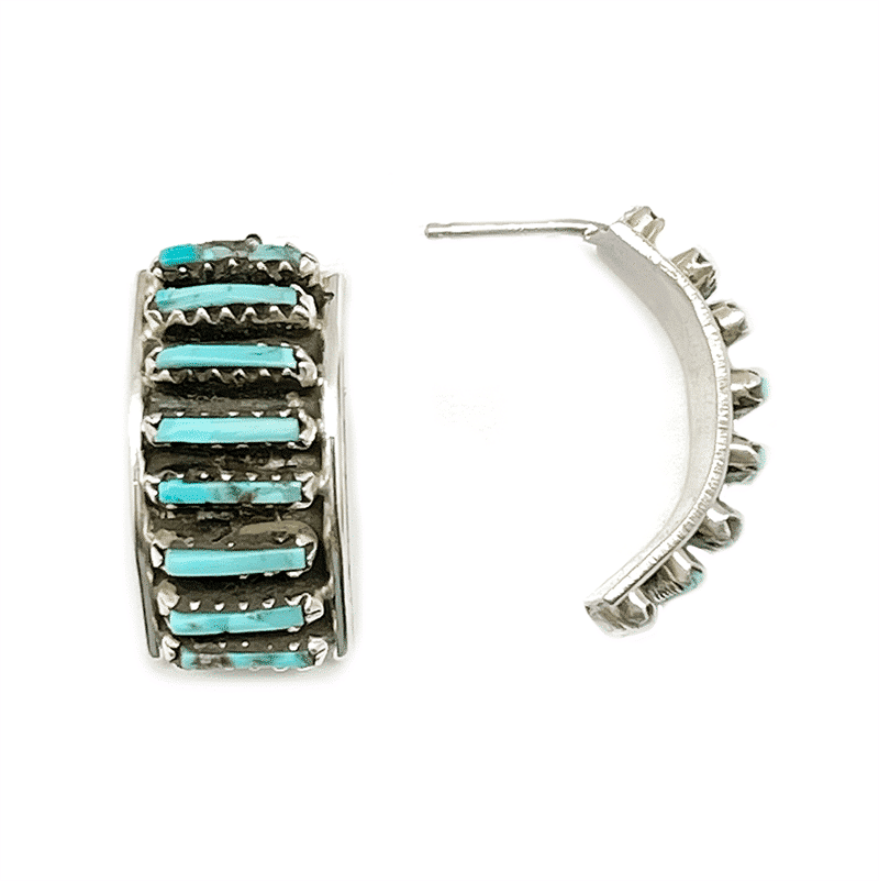 Turquoise Hoop Earring