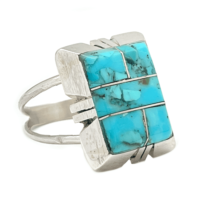 Turquoise Inlay Women's Ring (click for options available ...