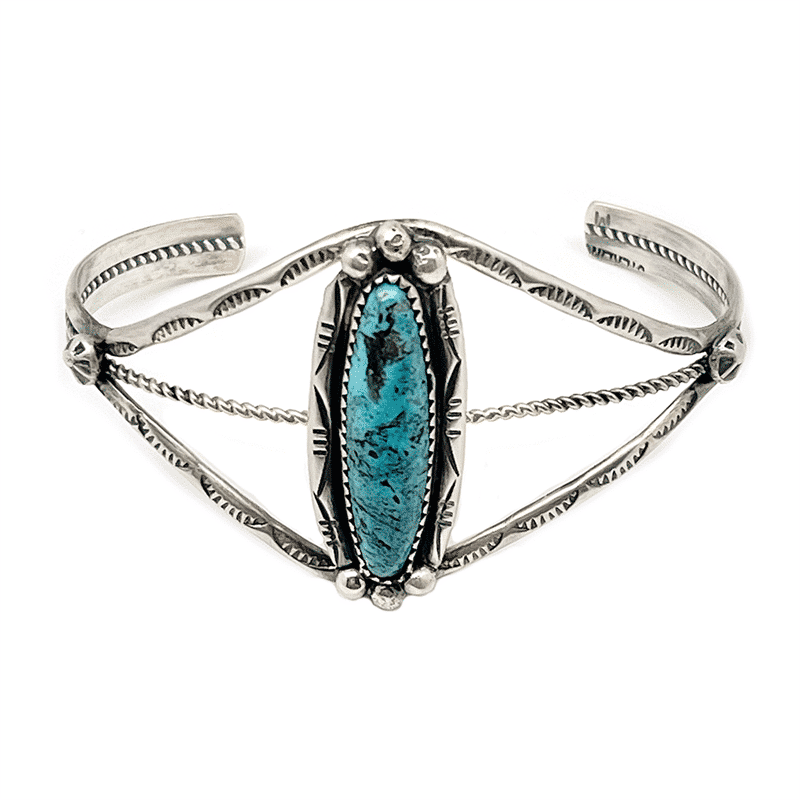 Turquoise Satin Finish Bracelets - Image 2