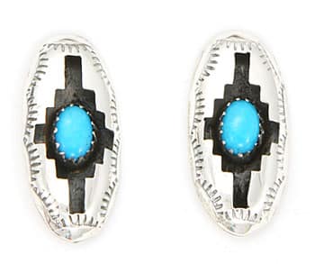 Turquoise Shadowbox Earrings