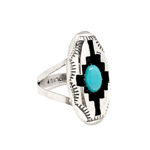 Turquoise Shadowbox Women's Ring