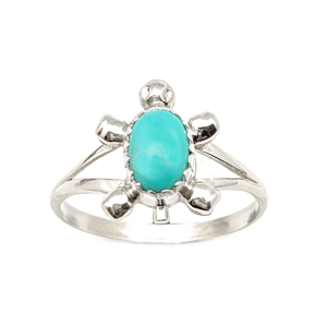 Turquoise Turtle Women's Ring
