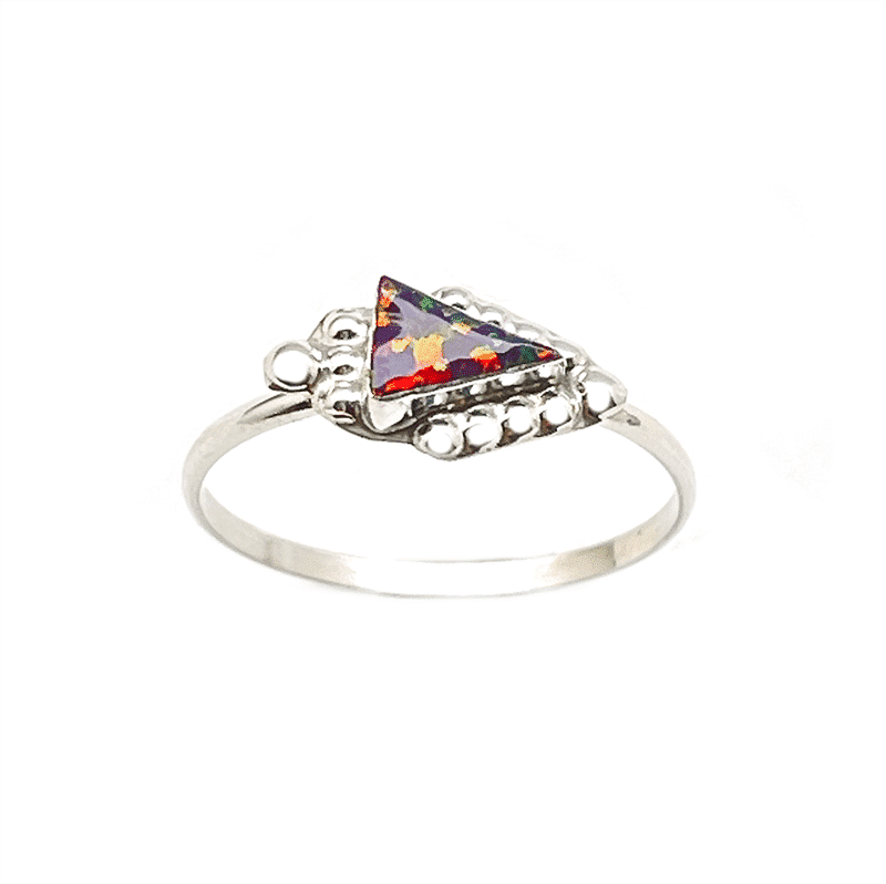 Zuni Opal Arrowhead Women's Ring - Image 4
