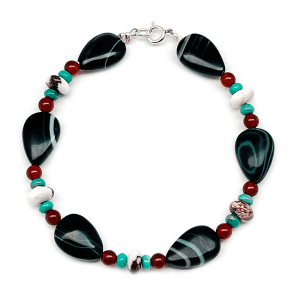 Multi Color Stone Bracelet