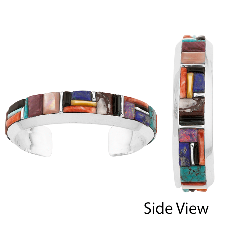 Multi Color Inlay Bracelet
