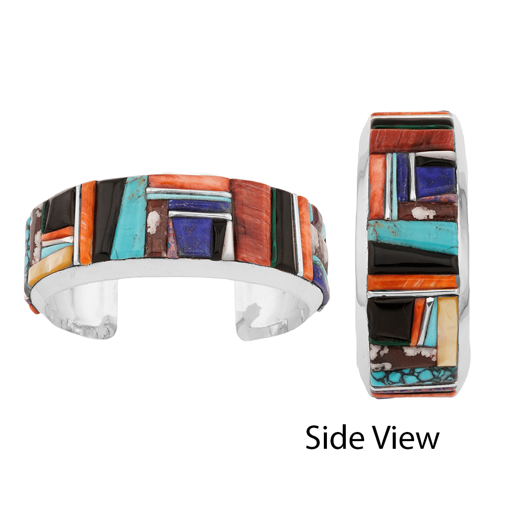 Multi Color Inlay Bracelet