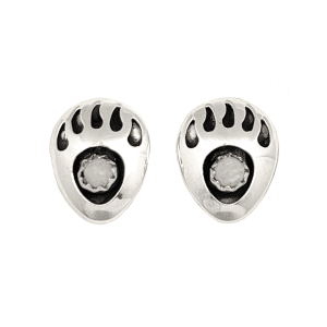 Mini Bear Paw Opal Earrings