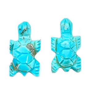 Turtle Carved Post Earring